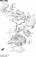 CULASSE (FRONT) (VZR1800BZL5 E33) pour Suzuki MARAUDER 1800 2015