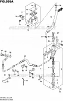 MAITRE CYLINDRE ARRIERE (VZR1800L5 E02) pour Suzuki INTRUDER 1800 2015