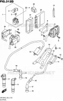 PARTIE ELECTRIQUE (VZR1800BZL5 E02) pour Suzuki INTRUDER 1800 2015