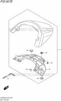 CAPOT DE SELLE (FOR PGZ)  (VZR1800BZL6 E19) pour Suzuki INTRUDER 1800 2016