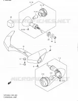 CLIGNOTANTS (VZR1800ZL1 E24) pour Suzuki INTRUDER 1800 2011