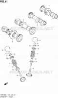 ARBRE A CAMES   VALVE pour Suzuki INTRUDER 1800 2011