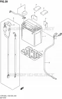 BATTERIE pour Suzuki INTRUDER 1800 2011