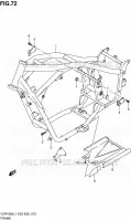 CADRE pour Suzuki INTRUDER 1800 2011