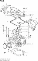 CULASSE ARRIERE pour Suzuki INTRUDER 1800 2011