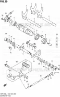 ENSEMBLE SELECTEUR DE VITESSES pour Suzuki INTRUDER 1800 2011
