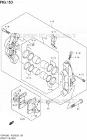 ETRIER DE FREIN AVANT pour Suzuki INTRUDER 1800 2011