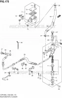 MAITRE CYLINDRE ARRIERE pour Suzuki INTRUDER 1800 2011