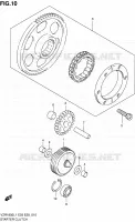 ROUE LIBRE DE DEMARREUR pour Suzuki INTRUDER 1800 2011