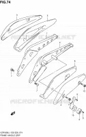 SUPPORT ARRIERE pour Suzuki INTRUDER 1800 2011