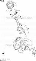 VILEBREQUIN pour Suzuki INTRUDER 1800 2011