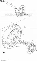 ROUE AVANT (VZR1800ZL2 E03) pour Suzuki INTRUDER 1800 2012