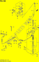 MAITRE CYLINDRE ARRIERE (VZR1800L3 E51) pour Suzuki INTRUDER 1800 2013