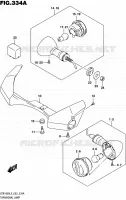 CLIGNOTANTS (VZR1800L5 E02) pour Suzuki INTRUDER 1800 2015