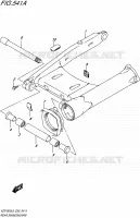 BRAS OSCILLANT ARRIERE pour Suzuki INTRUDER 1800 2016