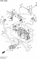CORPS DE PAPILLON pour Suzuki INTRUDER 1800 2016