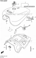 RESERVOIR D'ESSENCE pour Suzuki INTRUDER 1800 2016