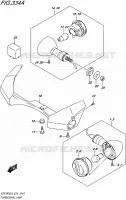 CLIGNOTANTS (VZR1800L6 E24) pour Suzuki INTRUDER 1800 2016