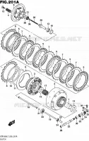 EMBRAYAGE (VZR1800L7 E99) pour Suzuki BOULEVARD 1800 2017
