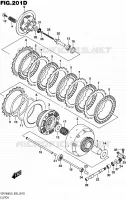 EMBRAYAGE (VZR1800BZL5 E02) pour Suzuki INTRUDER 1800 2015