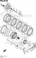 EMBRAYAGE (VZR1800BZL5 E19) pour Suzuki INTRUDER 1800 2015
