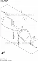 OPTIONSL (KNUCKLE COVER SET) (DL650AL7 E21) pour Suzuki V-STROM 650 2017