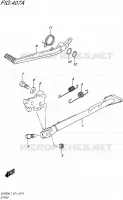 BEQUILLE pour Suzuki V-STROM 650 2017