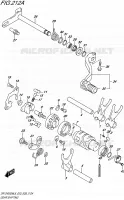 ENSEMBLE SELECTEUR DE VITESSES pour Suzuki DR-ZSM 400 2018