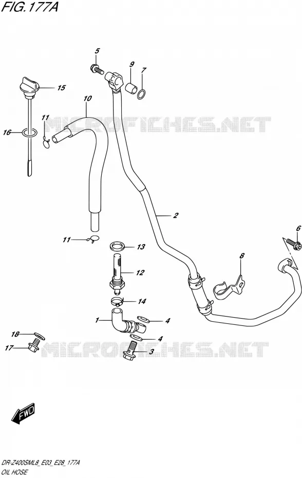 DURITE D'HUILE Suzuki MOTO 400 DR-ZSM 2018  DR-Z400SML8 (E03,E28,P33)