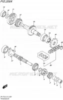 TRANSMISSION pour Suzuki DR-Z 70 2018
