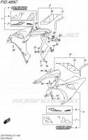 FLANCS DE CARENAGES000AL8 E21) (FOR YSF) pour Suzuki GSX-R 1000 2018