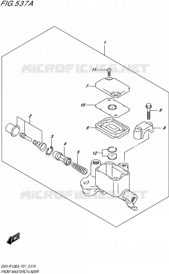 MAITRE CYLINDRE AVANT Suzuki MOTO 125 GSX-R 2018  GSX-R125L8 P21