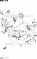 PHARE (LT A400FL8 P03) pour Suzuki KINGQUAD 400 2018