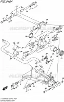 BRAS SUSPENSION ARRIERE pour Suzuki KINGQUAD 500 2018