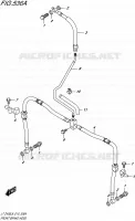 DURITE DE FREIN AVANT pour Suzuki QUADSPORT 400 2018