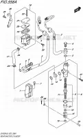 MAITRE CYLINDRE ARRIERE pour Suzuki SV 650 2018