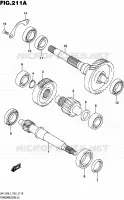 TRANSMISSION (2) pour Suzuki BURGMAN 125 2017