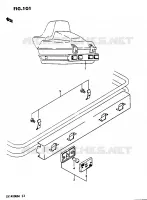 ECLAIRAGE DE COFFRE pour Suzuki CAVALCADE 1400 1987