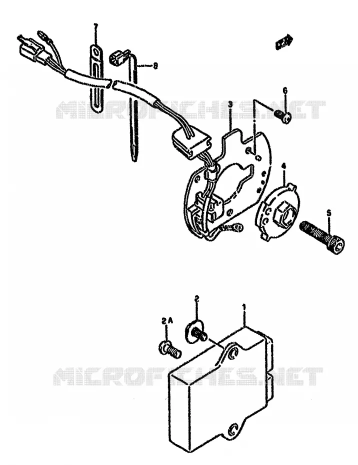 ALTERNATEUR (MODELE K/L/M/N/P/R/S) Suzuki MOTO 750 GSX-F 1990  GSX750FL(K-T)