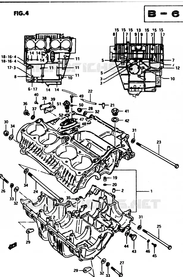 CARTER (MODELE Z) Suzuki MOTO 850 GS 1983  GS850GD(E1)