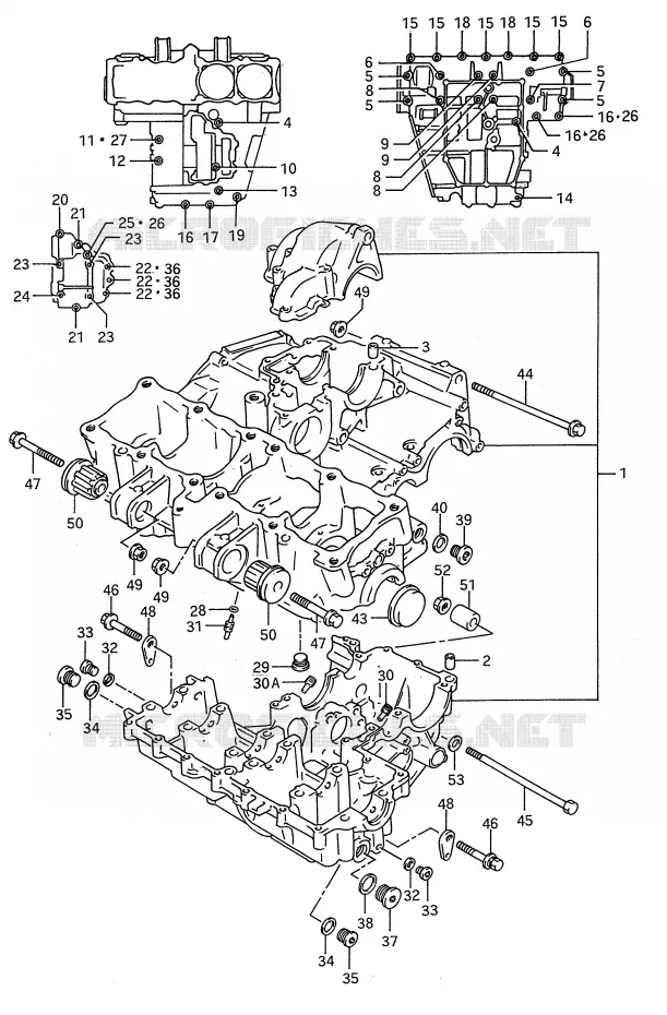 CARTER Suzuki MOTO 750 GSX-R 1994  GSX-R750WR(E28)