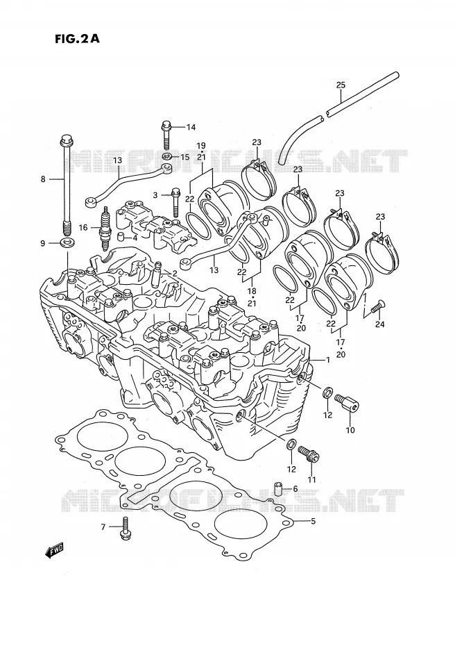CULASSE (MODELE R/S) Suzuki MOTO 750 GSX-R 1995  GSX-R750WS(E2)