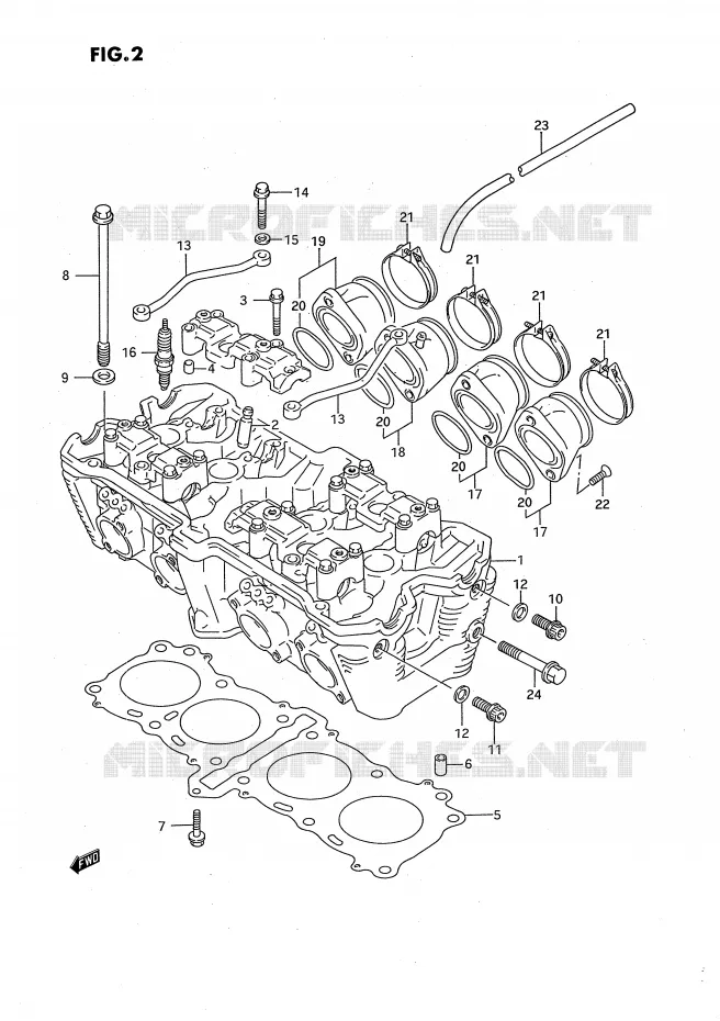 CULASSE Suzuki MOTO 750 GSX-R 1994  GSX-R750SPR(E4)