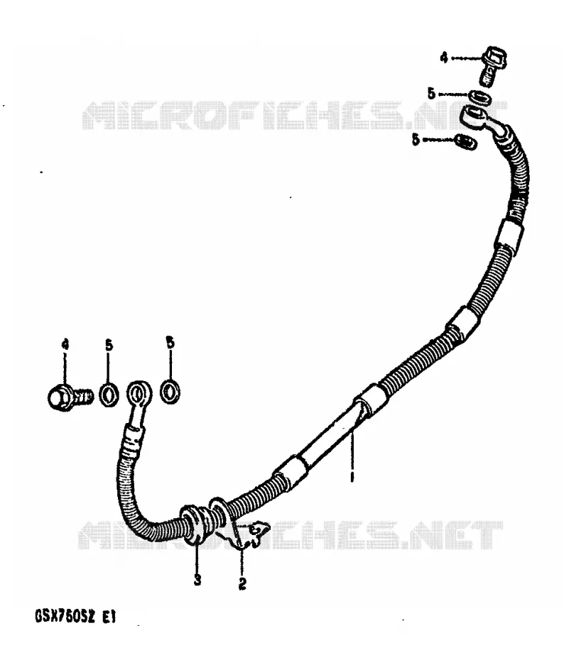 DURITE DE FREIN ARRIERE Suzuki MOTO 750 GSX-S 1982  GSX750SZ