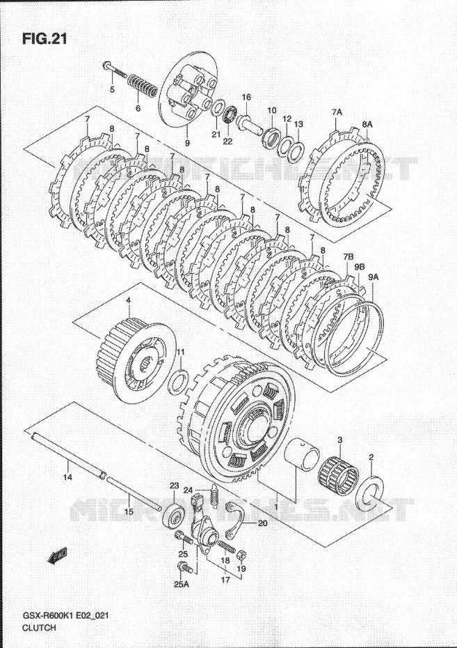 Câble D'embrayage Pour Suzuki GSX-R 600/750/1000 2002-2003 - Pièce Moto De Rechange Qualité Origine