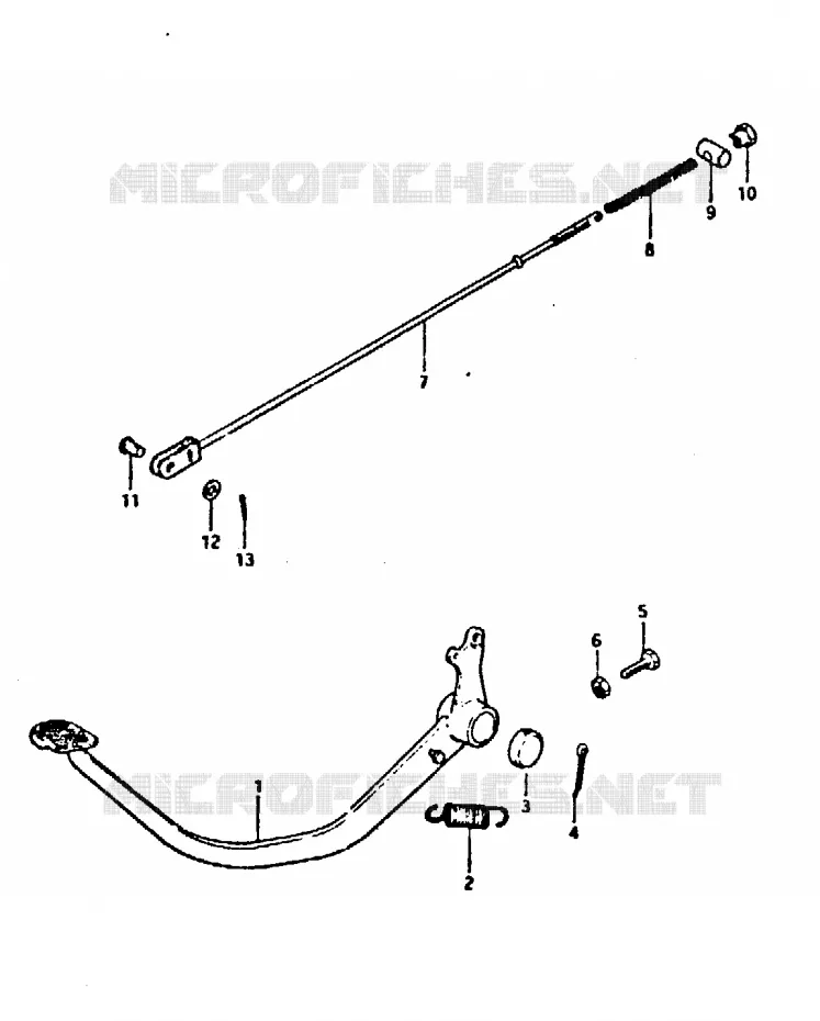 FREIN ARRIERE Suzuki MOTO 250 GT 1999  GT250EX(N/X)
