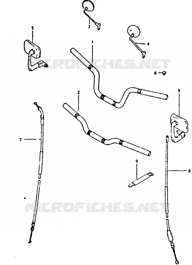 GUIDON (GSX400ST, GSX400SX) Suzuki MOTO 400 GSX 1996  GSX400ST(T/X)