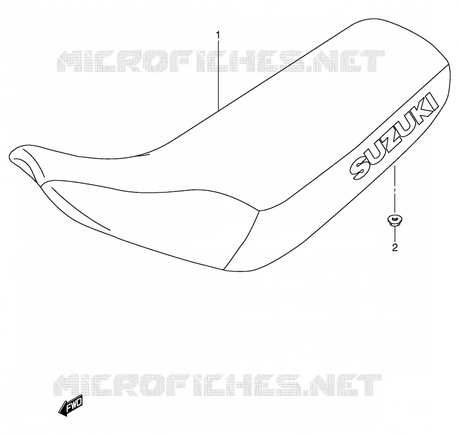 SELLE Suzuki MOTO 50 JR 2004  JR50K4(P3/P28)