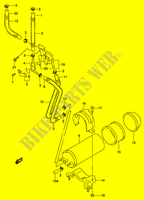 SYSTEME DE RECYCLAGE DES VAPEURS DE CARBURANT (P33) pour Suzuki MARAUDER 250 2004