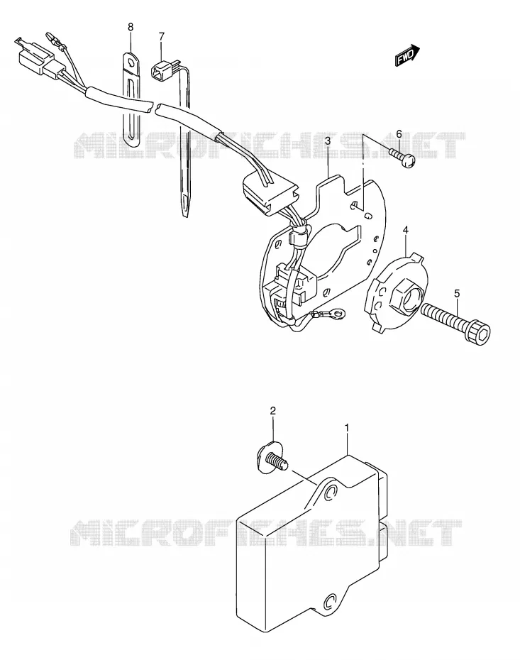 ALTERNATEUR (MODELE J/K/L/M/N/P/R/S) Suzuki MOTO 600 GSX-F 1992  GSX600FN(E2)
